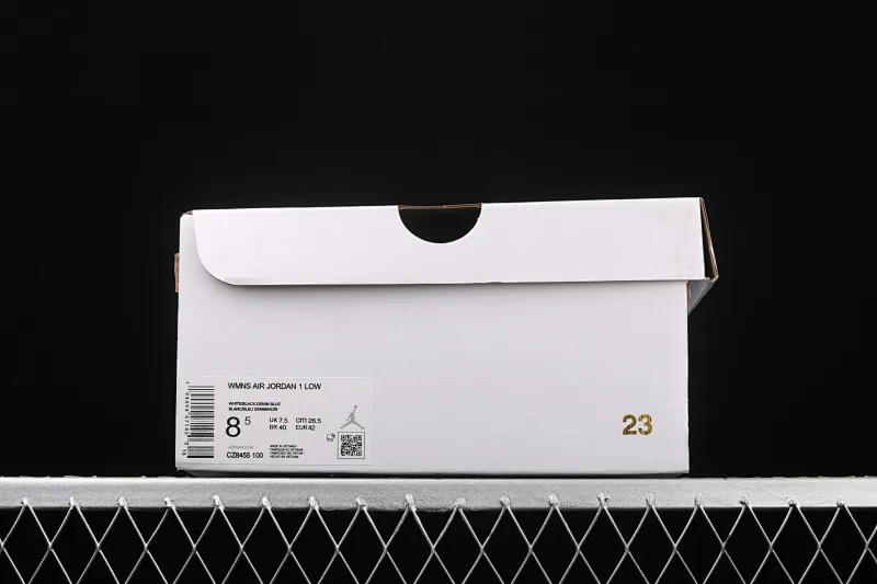 All categories Air Jordan Jordan series basketball shoes Air Jordan 1 Low Air Jordan 1 Low AJ1 Joe 1 denim blue low-top top culture and leisure sports sneakers CZ8455-100